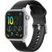 Montre connectée ICE SMART 3.0 Rectangulaire avec Bracelet Silicone Argenté / Noir