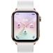 Montre connectée ICE SMART 3.0 Rectangulaire avec Bracelet Silicone Rose gold / Blanc