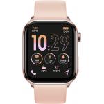 Montre connectée ICE SMART 3.0 Rectangulaire avec Bracelet Silicone Rose gold / Nude