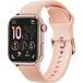 Montre connectée ICE SMART 3.0 Rectangulaire avec Bracelet Silicone Rose gold / Nude
