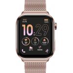 Montre connectée ICE SMART 3.0 Rectangulaire avec Bracelet Milanaise Rose Gold