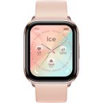 Montre connectée ICE FIT Rectangulaire avec Bracelet Silicone Rose gold / Nude