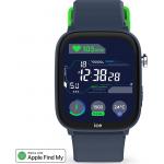 Montre connectée ICE SMART Junior 3.0 Find My Rectangulaire avec Bracelet Silicone Bleu