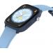 Montre connectée ICE SMART Junior 3.0 Find My Rectangulaire avec Bracelet Silicone Bleu / Bleu clair