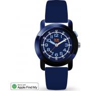 Montre ICE FIND Small 3H Ronde avec Bracelet Silicone Bleu