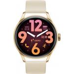Montre connectée ICE SMART 3.0 Ronde avec Bracelet Milanaise Doré / Beige