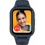 Montre connect&eacute;e ICE kids 4G 2.0 Rectangulaire 40mm Bracelet Silicone Bleue