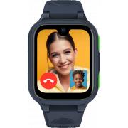Montre connect&eacute;e ICE kids 4G 2.0 Rectangulaire 40mm Bracelet Silicone Bleue