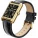 Montre ICE SMART TK 2.0 Rectangulaire avec Bracelet Cuir Or Croco Noir