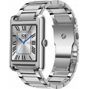 Montre ICE SMART TK 2.0 Rectangulaire avec Bracelet Acier inoxydable Argent métal