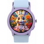 Montre connect&eacute;e ICE SMART Junior RD 3.0 Find My Ronde Bracelet Silicone Violet soft bleu