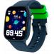 Montre connect&eacute;e ICE SMART Junior Find Hub 3.0 Rectangulaire Bracelet Silicone Bleue