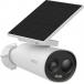 Caméra connectée Cell 3C Quad HD 3MP avec panneau solaire Extérieure Blanche