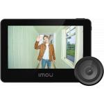 Smart Door-viewer VD1 with 4.3" LCD Monitor 3K 5MP Ultra HD - 2.4/5 GHz Panoramic View Black