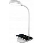 Station de charge sans fil 15W Qi + Lampe + C&acirc;ble de charge USB C/C Argent Glossy