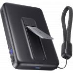 MagSafe Wireless Powerbank MagPro Neo 10000mAh 15W Qi 1 USB C port 22.5W PD/QC Stand + Attached Cable Black