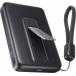 Powerbank sans fil MagSafe MagPro Neo 10000mAh 15W Qi 1 port USB C 22.5W PD/QC Stand + C&acirc;ble attach&eacute; Noir