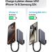 Powerbank Pocket Pro Slim 10000mAh 3 ports USB A+2C 45W PD/QC Câble attaché Noir