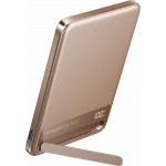 MagSafe Wireless Powerbank MagPro Slim 5000mAh 15W Qi 1 USB C port 20W PD/QC Stand + Attached Cable Desert titanium