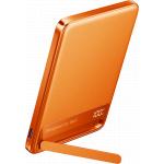 Powerbank sans fil MagSafe MagPro Slim 5000mAh 15W Qi2 1 port USB C 20W PD/QC Stand + C&acirc;ble attach&eacute; Orange