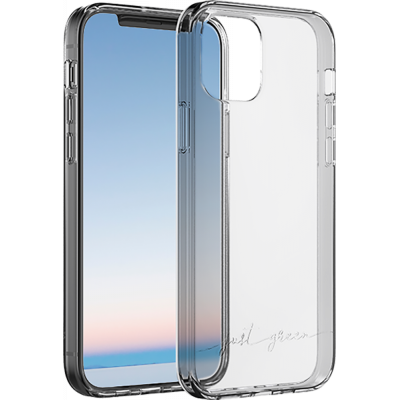 Coque iPhone 12 / 12 Pro Infinia Transparente - 100 % Recyclable Just Green