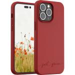 Coque iPhone 14 Pro Max Natura Eco-con&ccedil;ue Rouge