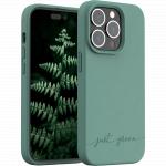 Coque iPhone 14 Pro Natura Eco-con&ccedil;ue Night Green