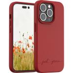 Coque iPhone 14 Pro Natura Eco-con&ccedil;ue Rouge
