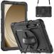 Coque Galaxy Tab S9 / Tab S9 FE / Tab S10 FE Rotatif 360° Noire