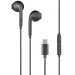 USB C Earbud Earphones Black with Remote control and Micro Bigben