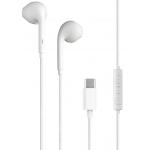 USB C Earbud Earphones White with Remote control and Micro Bigben