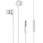 Ecouteurs Jack 3.5mm Intra-auriculaire Blanc avec Télécommande et Micro Bigben