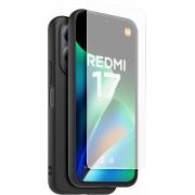 Pack 2 en 1 Coque Xiaomi Redmi 17 4G/5G Hybride Noire + Prot&egrave;ge &eacute;cran Made for Xiaomi