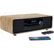 Micro chaine Bluetooth® 60W FM CD/MP3/USB + Charge sans fil 15W Bois