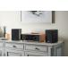 Micro chaine Bluetooth® 60W FM CD/MP3/USB + Charge sans fil 15W Bois