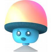 Enceinte Bluetooth&reg; Mega Mush 3W Lumineuse avec ventouse Bleue