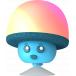 Enceinte Bluetooth&reg; Mega Mush 3W Lumineuse avec ventouse Bleue