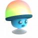 Enceinte Bluetooth&reg; Mega Mush 3W Lumineuse avec ventouse Bleue