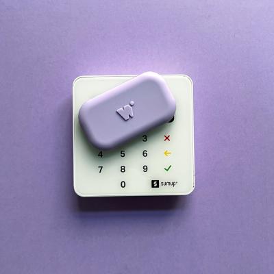 Porte monnaie sans contact Pop Lilas - Fabriqué en France