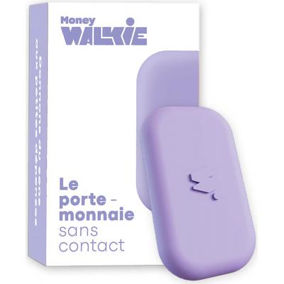 Porte monnaie sans contact Pop Lilas - Fabriqué en France
