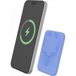 Powerbank sans fil MagSafe 5000mAh 2 ports USB A+C 10W Qi Maya