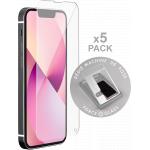 Pack de 5 Verres de protection écran iPhone 13 / 13 Pro / 14 Pour machine de pose + Garantie à vie