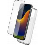 Pack 2 en 1 Coque iPhone 15 Pro Max Souple Transparente + Protège écran 2.5D + SmartFrame™ - Certifié GRS