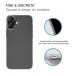 Pack 2 en 1 Coque iPhone 16 Souple Transparente + Protège écran 2.5D + SmartFrame™ - Certifié GRS