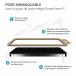 Pack 2 en 1 Coque iPhone 16 Pro Max Souple Transparente + Protège écran 2.5D + SmartFrame™ - Certifié GRS
