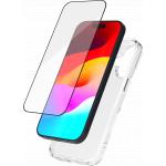 Pack 2 en 1 Coque iPhone 17 Souple Transparente + Prot&egrave;ge &eacute;cran 2.5D  + SmartFrame&trade;  - Certifi&eacute; GRS