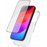 Pack 2 en 1 Coque iPhone 18 Pro / 17 Pro Souple Transparente + Prot&egrave;ge &eacute;cran 2.5D + SmartFrame&trade; - Certifi&eacute; GRS