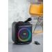 Enceinte Karaoké Bluetooth® Party HP MAX 200W Lumineuse avec 1 micro filaire Noire