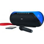 Enceinte Karaok&eacute; Bluetooth&reg; 50W Lumineuse avec 1 micro filaire Noire