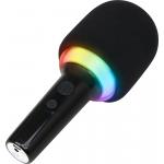 Microphone Bluetooth® PARTY MIC 3 15W avec effets lumineux Noir Party